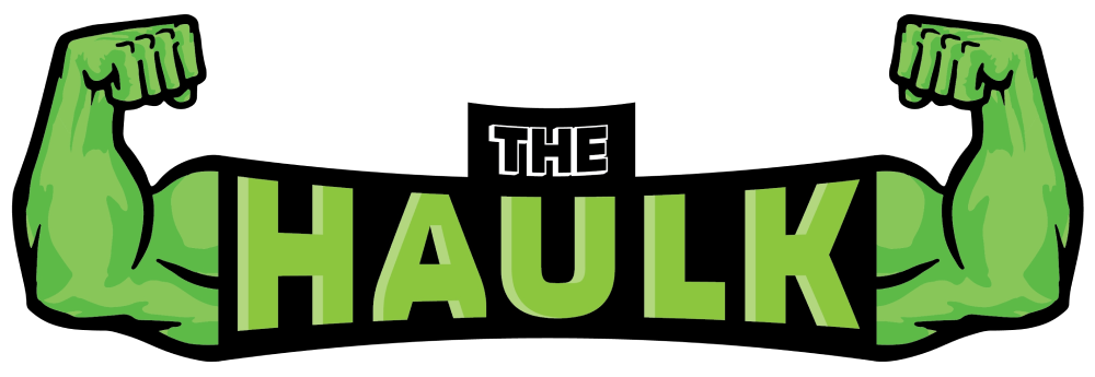 green, black and white logo of Haulk truck liner
